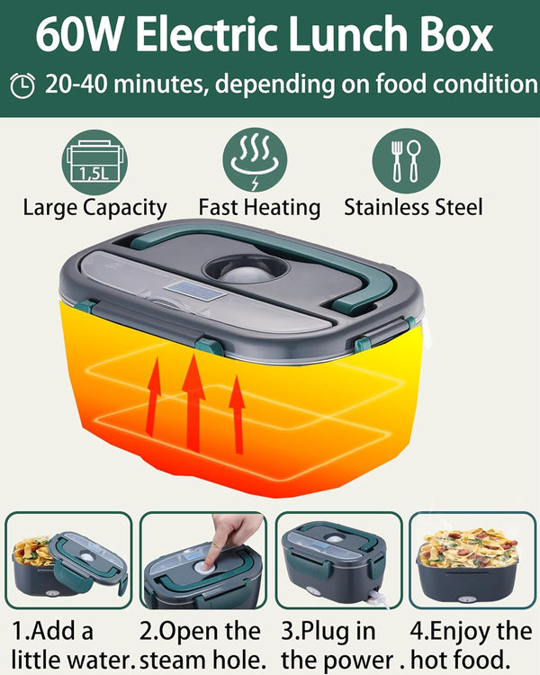 Boîte Repas Chauffante Électrique
